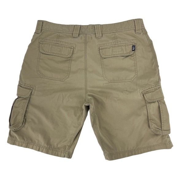 North face Cargo hiking khaki shorts SZ 36 - Picture 2 of 11